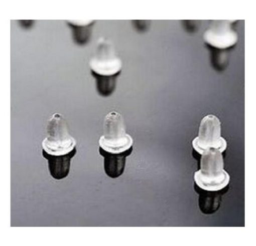 Image of Plastic Earring Backs (Stoppers) 50 Pieces
