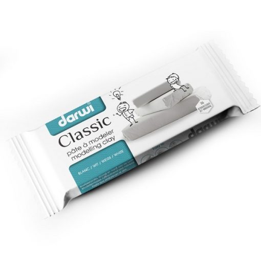 Pack of Darwi Classic Air Dry Clay, 500g White